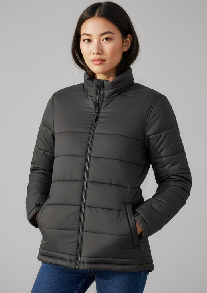 Womens Alpine Jacket ||SRC=https://cdn.fashionbizapps.nz/honeybee/images/J212L_Talent_Black_01.jpg