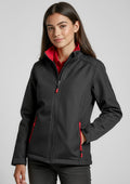 Kids Geneva Jacket ||SRC=https://cdn.fashionbizapps.nz/honeybee/images/J307K_Talent_Black_Red_01_uNdNuUF.jpg