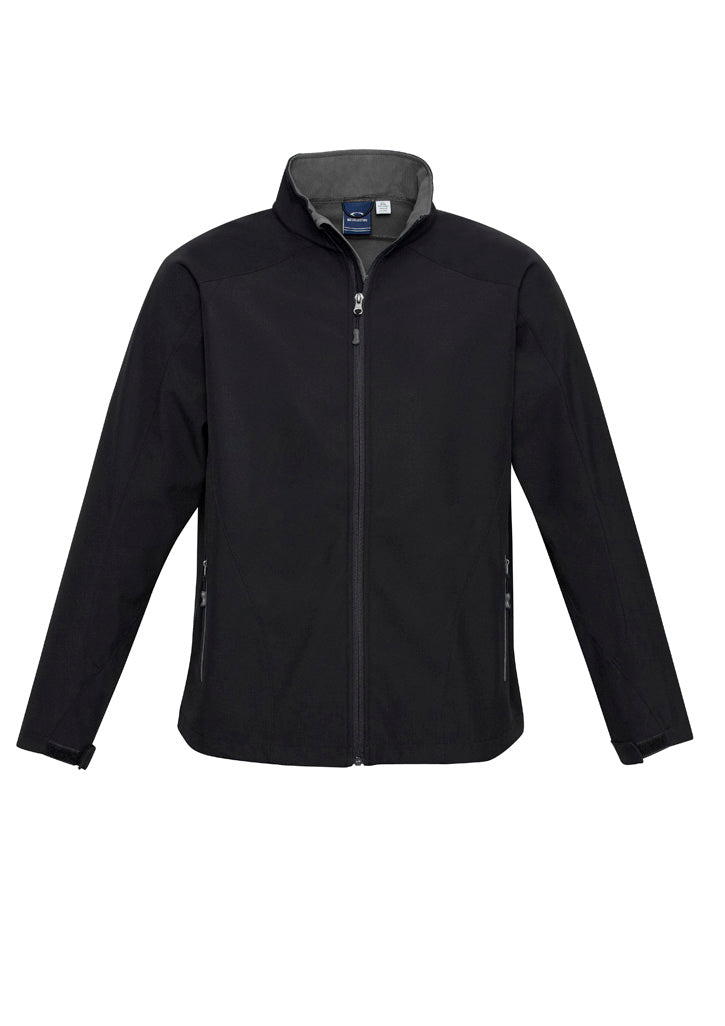 Kids Geneva Jacket - Black/Graphite ||SRC=https://cdn.fashionbizapps.nz/honeybee/images/J307K_bProduct_Black_Graphite_01_lFE2VSg.jpg