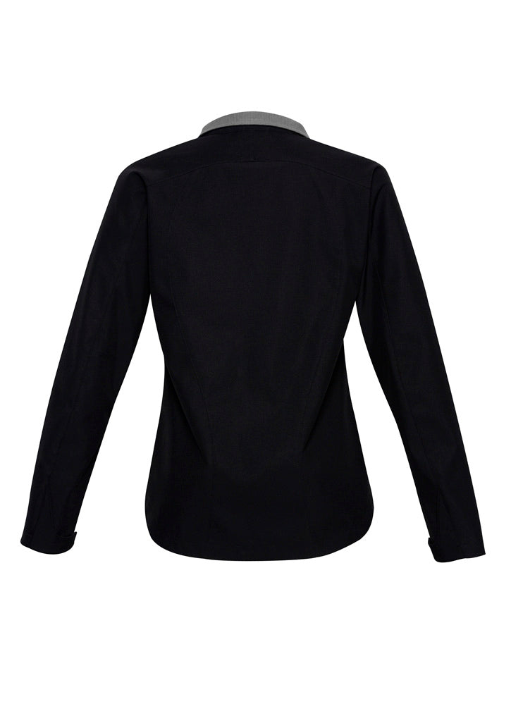 Womens Geneva Jacket - Black/Graphite ||SRC=https://cdn.fashionbizapps.nz/honeybee/images/J307L_bProduct_Black_Graphite_02_O5I38zW.jpg