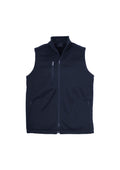 Mens Softshell Vest - Navy ||SRC=https://cdn.fashionbizapps.nz/honeybee/images/J3881_bProduct_Navy_01_c6Thnyf.jpg
