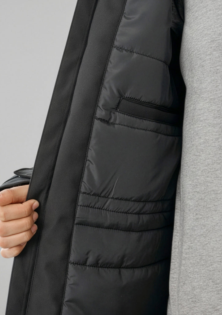 Unisex Sphere Jacket ||SRC=https://cdn.fashionbizapps.nz/honeybee/images/J428U_Talent_Black_05_4dYoaOs.jpg