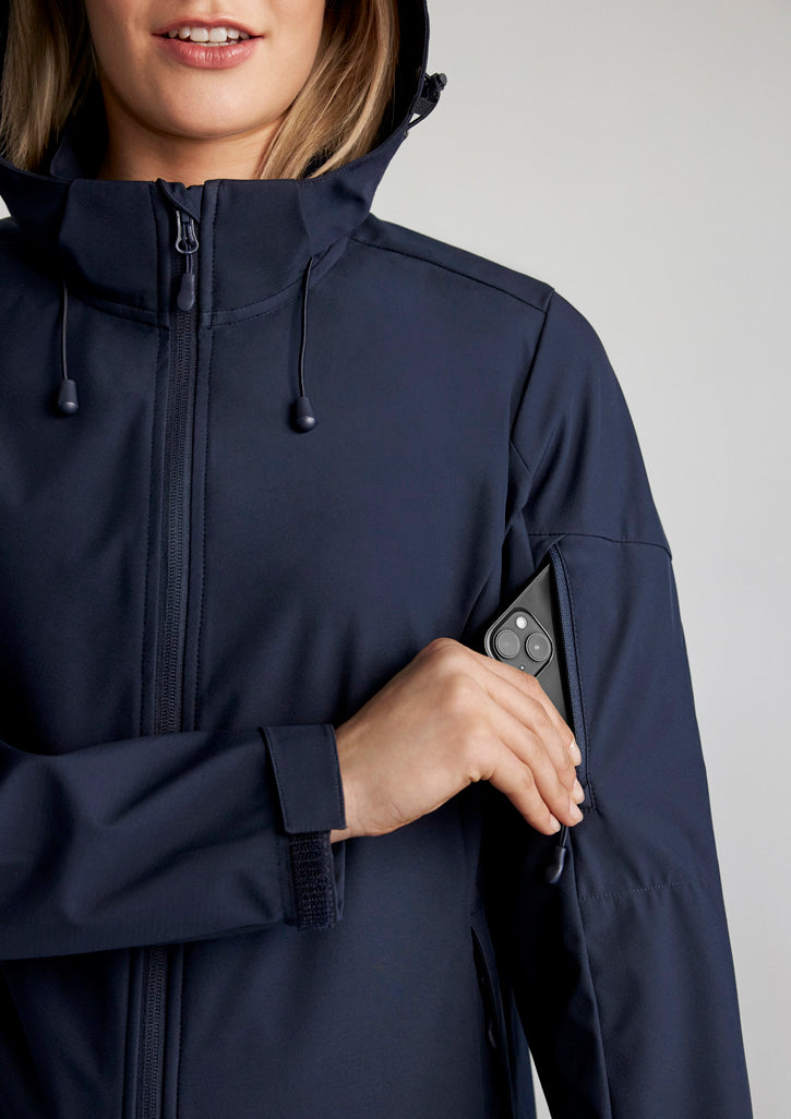 Womens Atlas Jacket ||SRC=https://cdn.fashionbizapps.nz/honeybee/images/J502L_Talent_Navy_03_xOi85b2.jpg