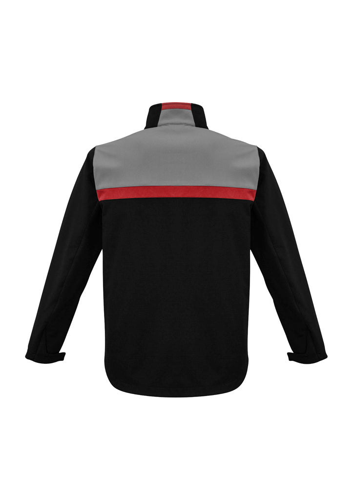Unisex Charger Jacket - Black/Red/Grey ||SRC=https://cdn.fashionbizapps.nz/honeybee/images/J510M_bProduct_Black_Red_Grey_02_MYGNvUa.jpg