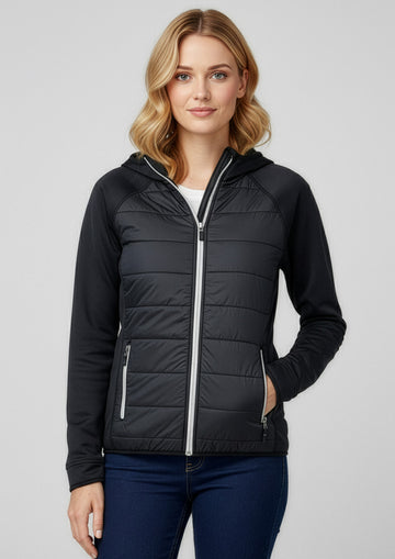 Womens Stealth Jacket ||SRC=https://cdn.fashionbizapps.nz/honeybee/images/J515L_Talent_Black_Silver_01.jpg