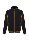 Mens Titan Jacket - Black/Gold ||SRC=https://cdn.fashionbizapps.nz/honeybee/images/J920M_bProduct_Black_Gold_01_pkyKqKy.jpg
