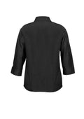 Womens Oasis 3/4 Sleeve Shirt - Black ||SRC=https://cdn.fashionbizapps.nz/honeybee/images/LB3600_bProduct_Black_02_gXDPV4X.jpg