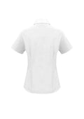 Womens Oasis Short Sleeve Shirt - White ||SRC=https://cdn.fashionbizapps.nz/honeybee/images/LB3601_bProduct_White_02_mio6VHP.jpg