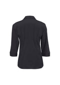 Womens Metro 3/4 Sleeve Shirt - Charcoal ||SRC=https://cdn.fashionbizapps.nz/honeybee/images/LB7300_bProduct_Charcoal_02_TWQM97T.jpg
