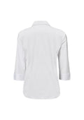 Womens Metro 3/4 Sleeve Shirt - White ||SRC=https://cdn.fashionbizapps.nz/honeybee/images/LB7300_bProduct_White_02_8jGpmRc.jpg