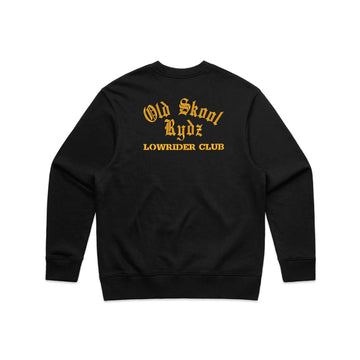Embroidered OSR Lowrider Club Heavy Crew - Mens