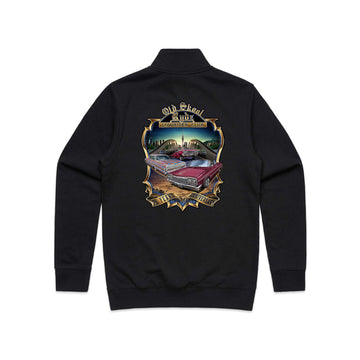 25th Anniversary Hamilton Stencil Half Zip Crew - Mens