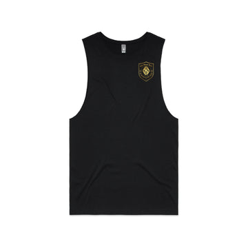 Rolling Deep Shield Barnard Tank (Gold Print) - Mens