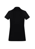 Womens Byron Short Sleeve Polo - Black ||SRC=https://cdn.fashionbizapps.nz/honeybee/images/P011LS_bProduct_Black_02_dv1JHhO.jpg