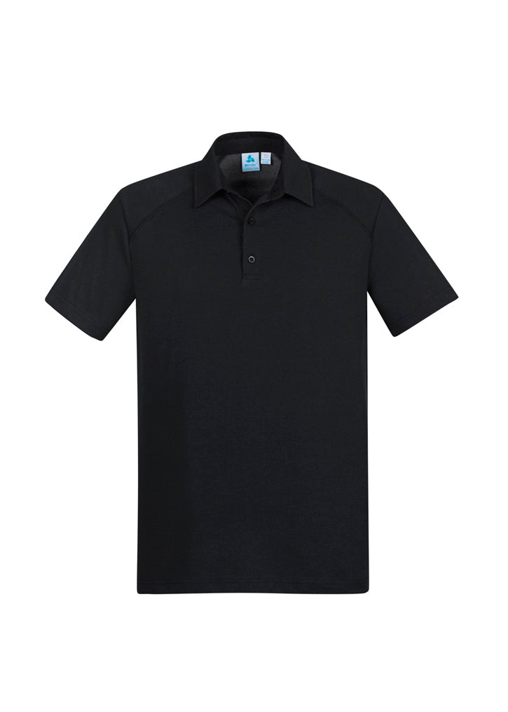 Mens Byron Short Sleeve Polo - Black ||SRC=https://cdn.fashionbizapps.nz/honeybee/images/P011MS_bProduct_Black_01_QBafE0H.jpg