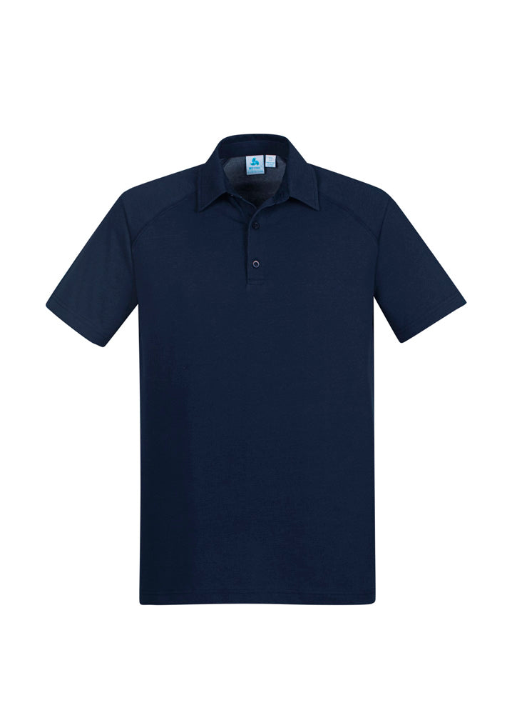Mens Byron Short Sleeve Polo - Navy ||SRC=https://cdn.fashionbizapps.nz/honeybee/images/P011MS_bProduct_Navy_01_FmxTATk.jpg