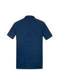 Mens Byron Short Sleeve Polo - Steel Blue ||SRC=https://cdn.fashionbizapps.nz/honeybee/images/P011MS_bProduct_SteelBlue_02_npAZo6k.jpg