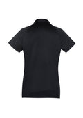 Womens Academy Short Sleeve Polo - Black/White ||SRC=https://cdn.fashionbizapps.nz/honeybee/images/P012LS_bProduct_Black_White_02_z77fMdq.jpg
