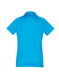 Womens Academy Short Sleeve Polo - Cyan/Navy ||SRC=https://cdn.fashionbizapps.nz/honeybee/images/P012LS_bProduct_Cyan_Navy_02_g2vhBlx.jpg