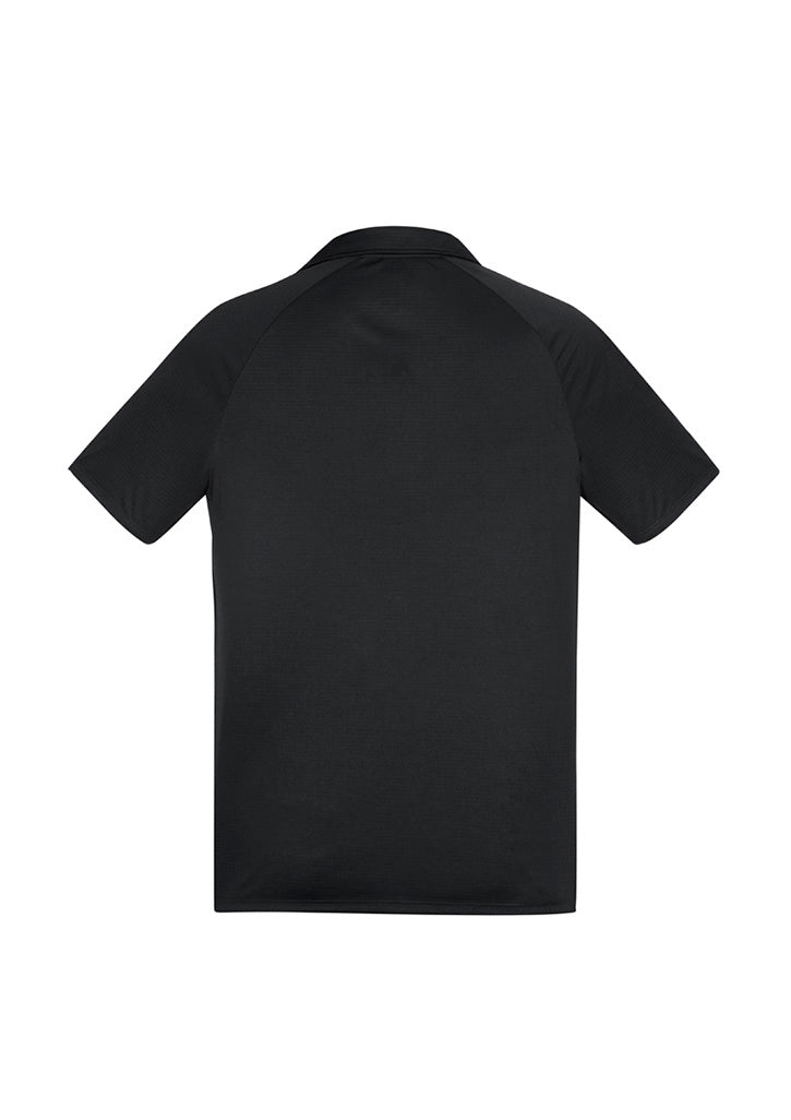 Mens Academy Short Sleeve Polo - Black/White ||SRC=https://cdn.fashionbizapps.nz/honeybee/images/P012MS_bProduct_Black_White_02_w0FDNCy.jpg