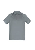 Mens Academy Short Sleeve Polo - Silver/Charcoal ||SRC=https://cdn.fashionbizapps.nz/honeybee/images/P012MS_bProduct_Silver_Charcoal_01_EeztsGK.jpg