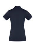 Womens City Short Sleeve Polo - Navy ||SRC=https://cdn.fashionbizapps.nz/honeybee/images/P105LS_bProduct_Navy_02_RQoxOLv.jpg