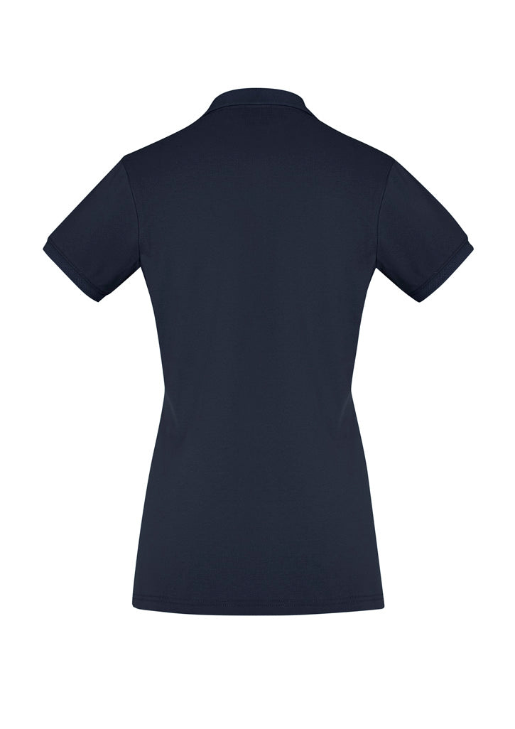 Womens City Short Sleeve Polo - Navy ||SRC=https://cdn.fashionbizapps.nz/honeybee/images/P105LS_bProduct_Navy_02_RQoxOLv.jpg