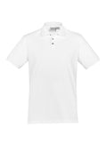 Mens City Short Sleeve Polo - White ||SRC=https://cdn.fashionbizapps.nz/honeybee/images/P105MS_bProduct_White_01_4dnZhI4.jpg