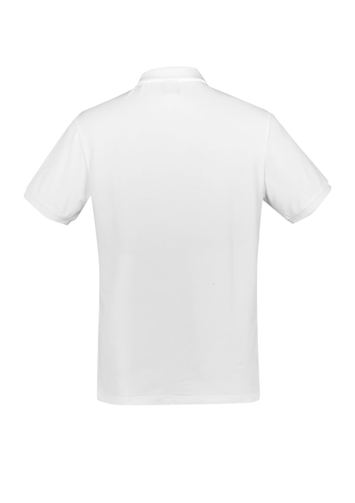 Mens City Short Sleeve Polo - White ||SRC=https://cdn.fashionbizapps.nz/honeybee/images/P105MS_bProduct_White_02_BLYORKz.jpg