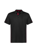 Kids Balance Short Sleeve Polo - Black/Red ||SRC=https://cdn.fashionbizapps.nz/honeybee/images/P200KS_bProduct_Black_Red_01_3sOu8Wi.jpg