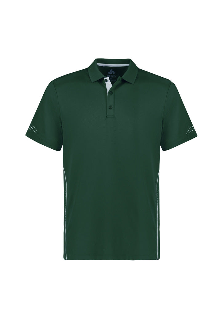 Kids Balance Short Sleeve Polo - Forest/White ||SRC=https://cdn.fashionbizapps.nz/honeybee/images/P200KS_bProduct_Forest_White_01_dJwBtvJ.jpg
