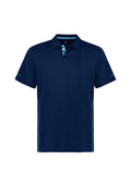 Mens Balance Short Sleeve Polo - Navy/Sky ||SRC=https://cdn.fashionbizapps.nz/honeybee/images/P200MS_bProduct_Navy_Sky_01_Dw0LDQ5.jpg