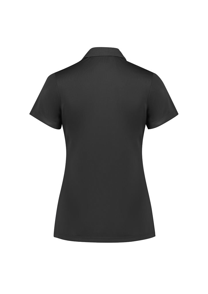 Womens Action Short Sleeve Polo - Grey ||SRC=https://cdn.fashionbizapps.nz/honeybee/images/P206LS_Product_Grey_02.jpg
