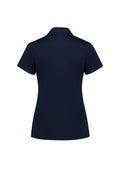 Womens Action Short Sleeve Polo - Navy ||SRC=https://cdn.fashionbizapps.nz/honeybee/images/P206LS_Product_Navy_02_SnWM1If.jpg