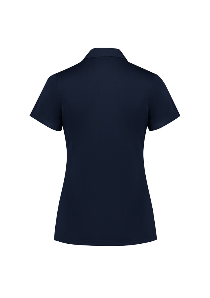 Womens Action Short Sleeve Polo - Navy ||SRC=https://cdn.fashionbizapps.nz/honeybee/images/P206LS_Product_Navy_02_SnWM1If.jpg