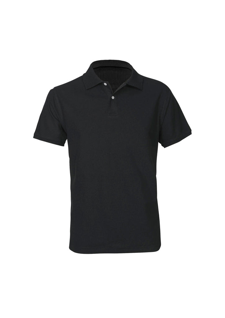 Mens Neon Short Sleeve Polo - Black ||SRC=https://cdn.fashionbizapps.nz/honeybee/images/P2100_bProduct_Black_01_VLzZKZR.jpg