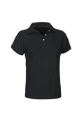 Womens Neon Short Sleeve Polo - Black ||SRC=https://cdn.fashionbizapps.nz/honeybee/images/P2125_bProduct_Black_01_s5TzXY9.jpg
