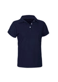 Womens Neon Short Sleeve Polo - Navy ||SRC=https://cdn.fashionbizapps.nz/honeybee/images/P2125_bProduct_Navy_01_pgOYsB5.jpg