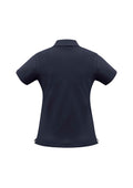 Womens Neon Short Sleeve Polo - Navy ||SRC=https://cdn.fashionbizapps.nz/honeybee/images/P2125_bProduct_Navy_02_oeFFlMY.jpg