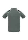 Mens Triton Short Sleeve Polo - Ash/Black/White ||SRC=https://cdn.fashionbizapps.nz/honeybee/images/P225MS_Product_Ash_Black_White_02_bx93SMX.jpg