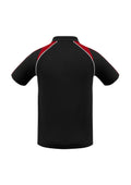 Mens Triton Short Sleeve Polo - Black/Red/White ||SRC=https://cdn.fashionbizapps.nz/honeybee/images/P225MS_bProduct_Black_Red_White_02_Ac8eQGE.jpg
