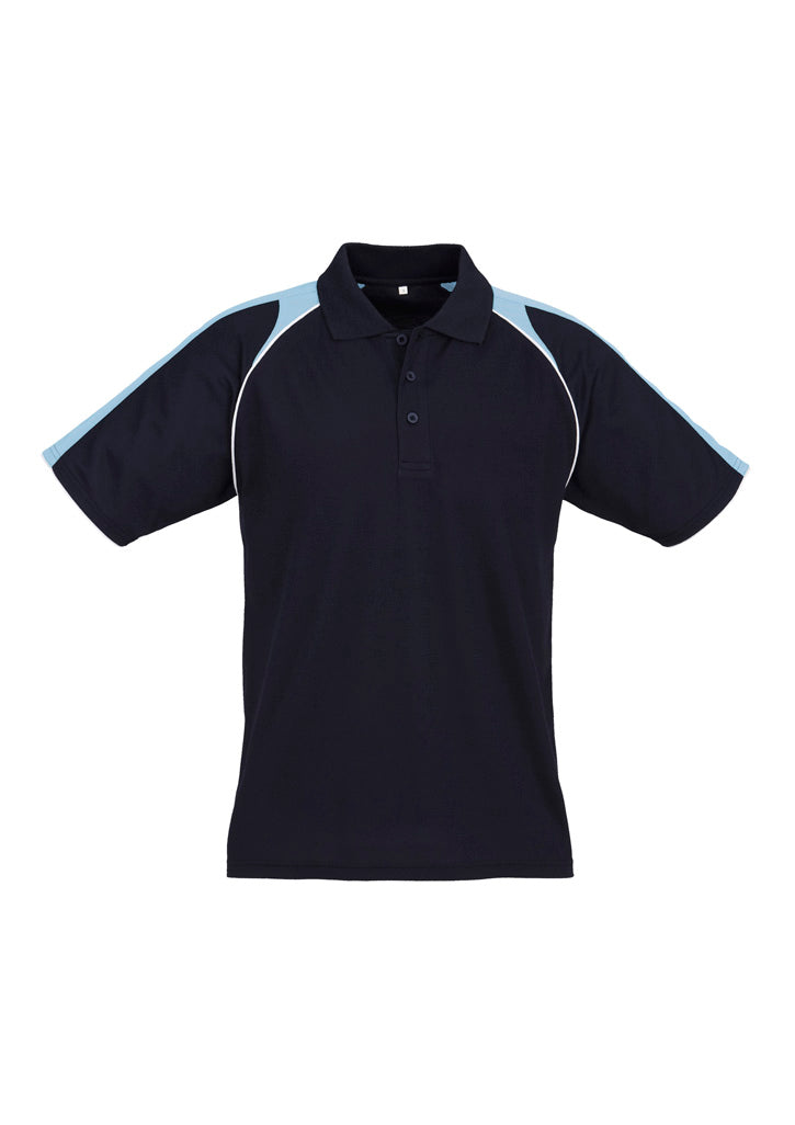 Mens Triton Short Sleeve Polo - Navy/Spring Blue/White ||SRC=https://cdn.fashionbizapps.nz/honeybee/images/P225MS_bProduct_Navy_SpringBlue_White_01_0dwd65k.jpg