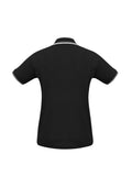 Womens Cambridge Short Sleeve Polo - Black/White/White ||SRC=https://cdn.fashionbizapps.nz/honeybee/images/P227LS_bProduct_Black_White_White_02_59p1xc5.jpg
