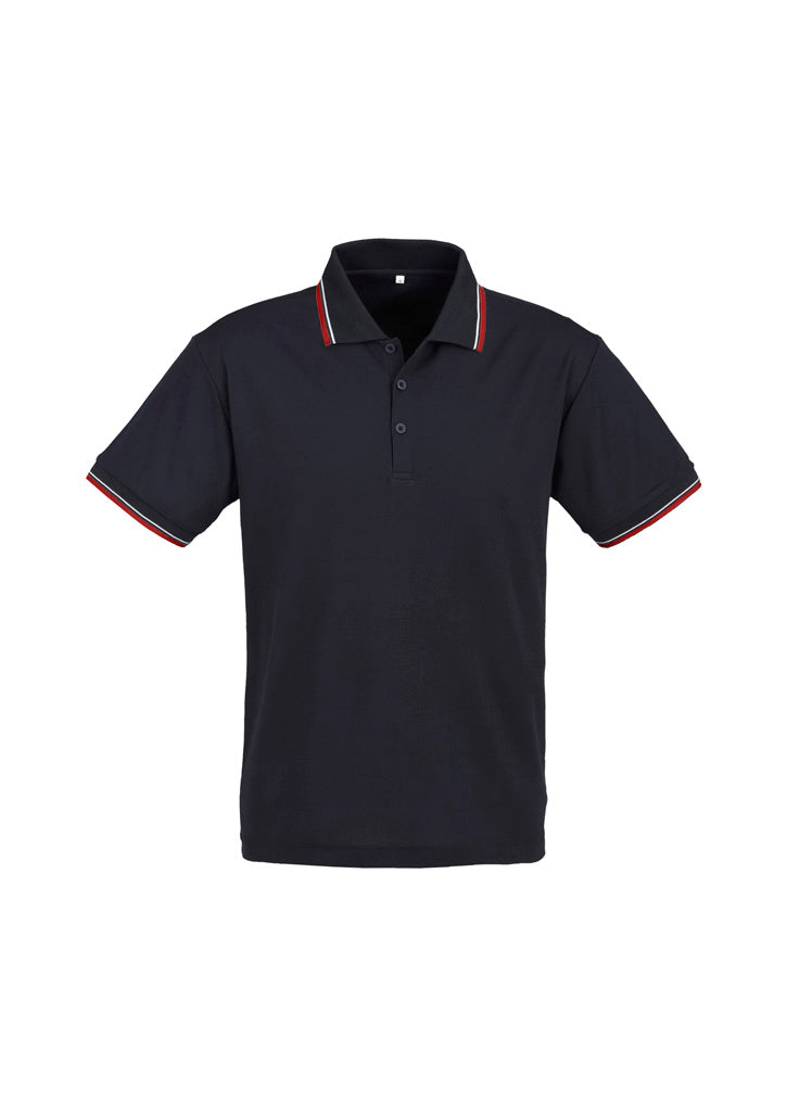 Mens Cambridge Short Sleeve Polo - Navy/Red/White ||SRC=https://cdn.fashionbizapps.nz/honeybee/images/P227MS_bProduct_Navy_Red_White_01_E9N5aIa.jpg
