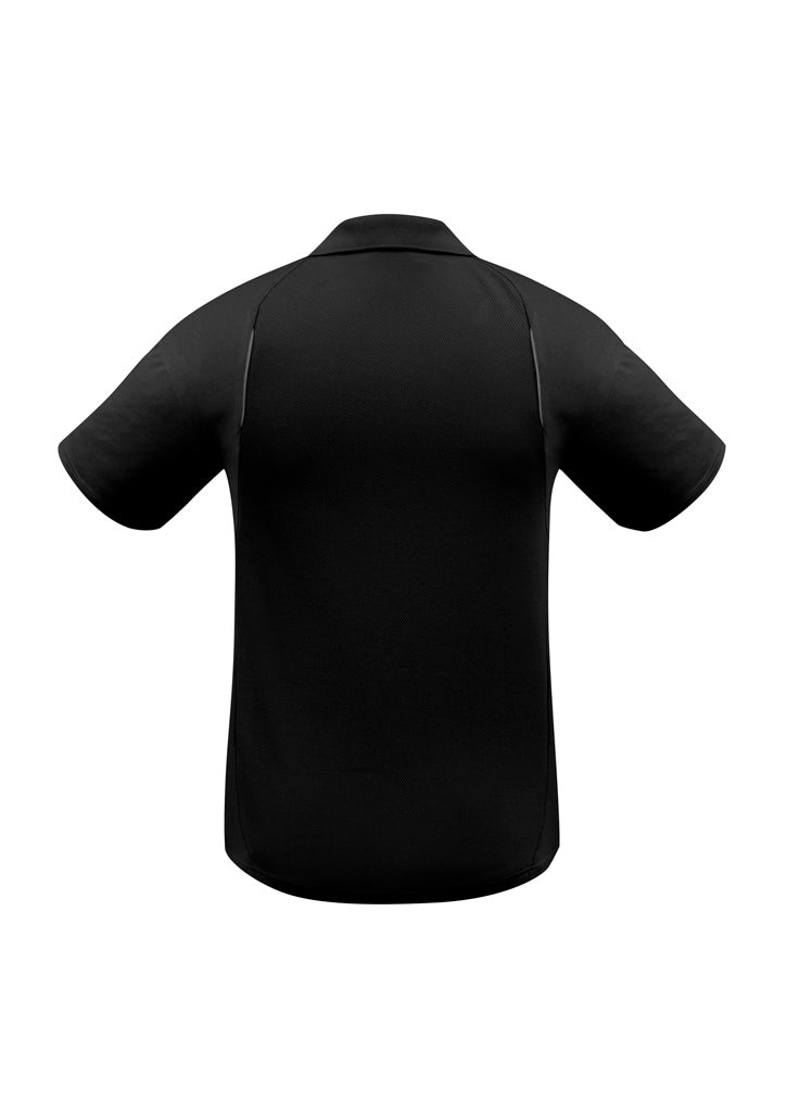 Mens United Short Sleeve Polo - Black/Ash ||SRC=https://cdn.fashionbizapps.nz/honeybee/images/P244MS_bProduct_Black_Ash_02_dBeZSmH.jpg