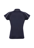 Womens Blade Short Sleeve Polo - Navy/White ||SRC=https://cdn.fashionbizapps.nz/honeybee/images/P303LS_bProduct_Navy_White_02_uPzaxcp.jpg