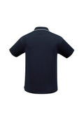 Womens Elite Short Sleeve Polo - Navy/White ||SRC=https://cdn.fashionbizapps.nz/honeybee/images/P3225_bProduct_Navy_White_02_H10hSo0.jpg
