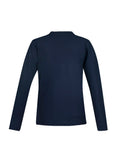 Womens Crew Long Sleeve Polo - Navy ||SRC=https://cdn.fashionbizapps.nz/honeybee/images/P400LL_bProduct_Navy_02_2BSQ681.jpg