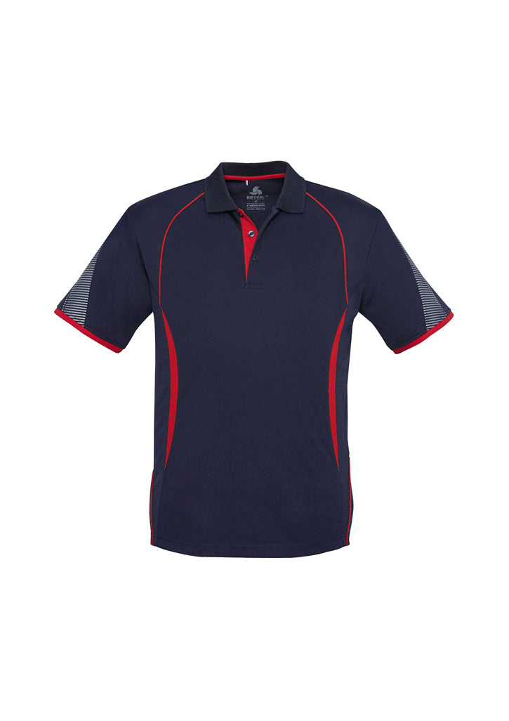 Kids Razor Short Sleeve Polo - Navy/Red ||SRC=https://cdn.fashionbizapps.nz/honeybee/images/P405KS_bProduct_Navy_Red_01_EYXHQtx.jpg