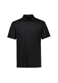 Mens Orbit Short Sleeve Polo - Black ||SRC=https://cdn.fashionbizapps.nz/honeybee/images/P410MS_Product_Black_01.jpg